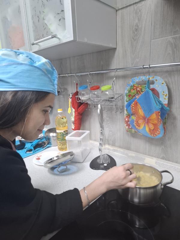 Девочки блестяще справились с кулинарным экзаменом
