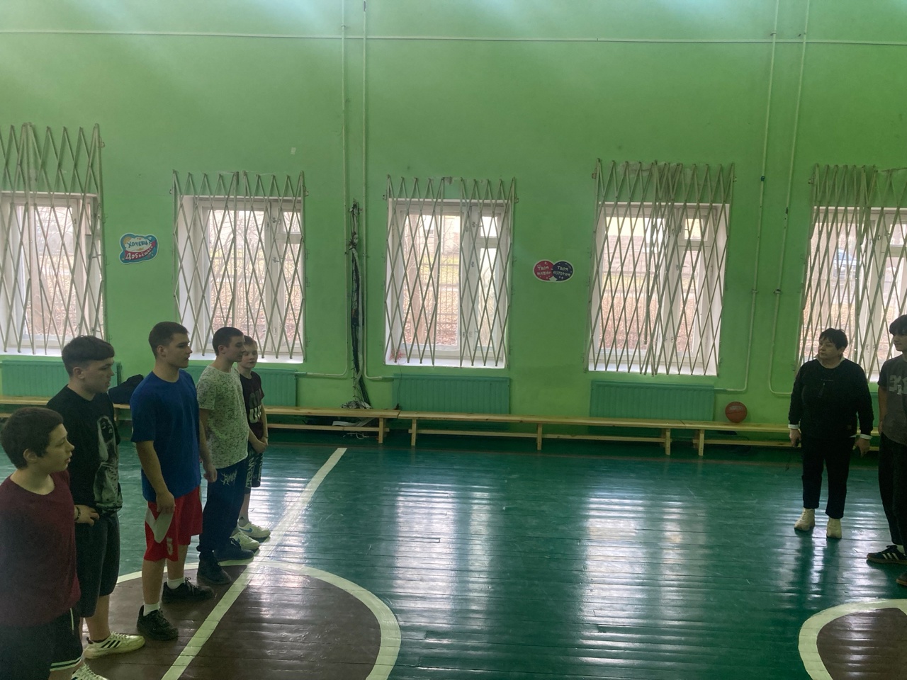 Товарищеская игра в баскетбол