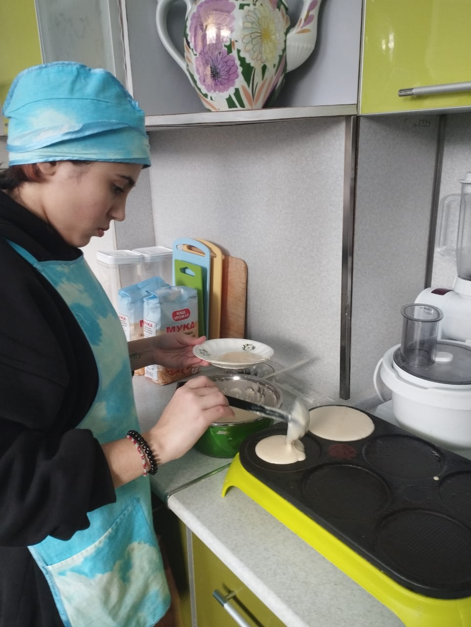 Проект «Домашняя кухня» дети учатся готовить Блины