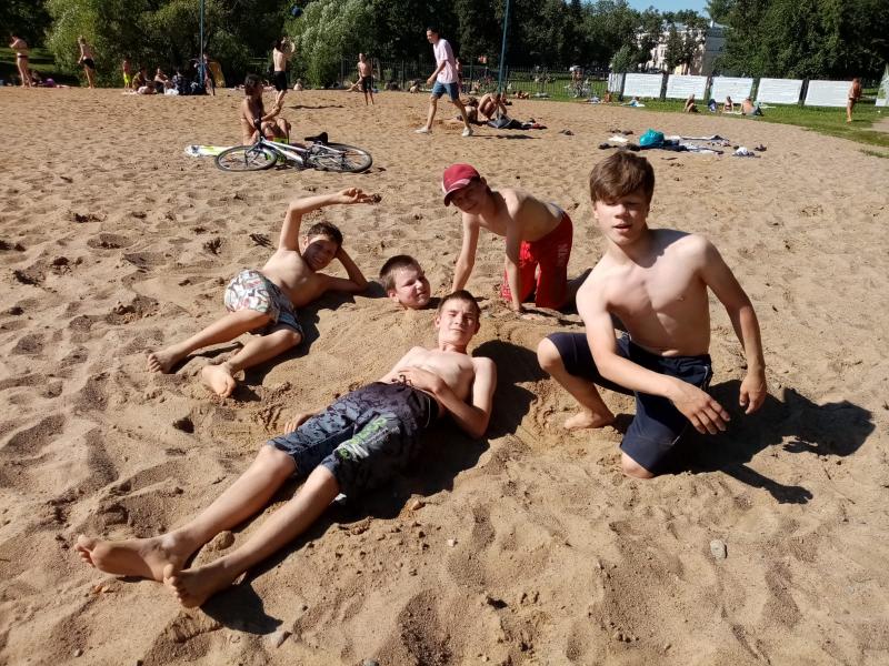 Оздоровительная прогулка на пляж
