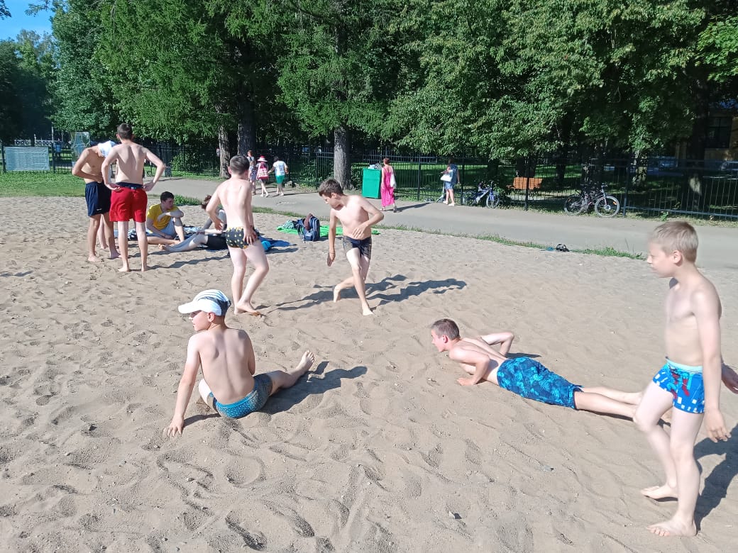 Оздоровительная прогулка на пляж