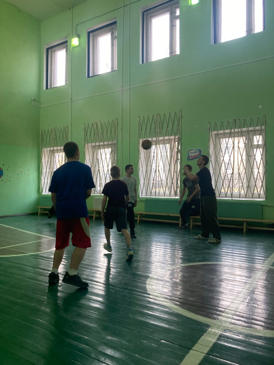 Товарищеская игра в баскетбол