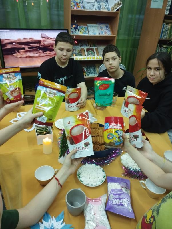 Вкусное путешествие в мир какао: в библиотеке прошла познавательная вечеринка.