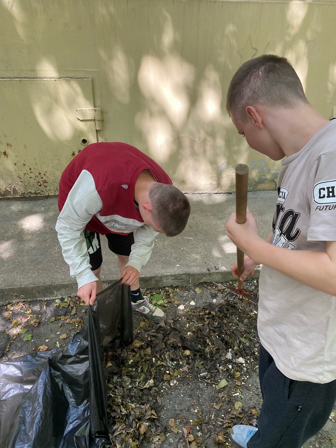 Трудовой десант снова в деле