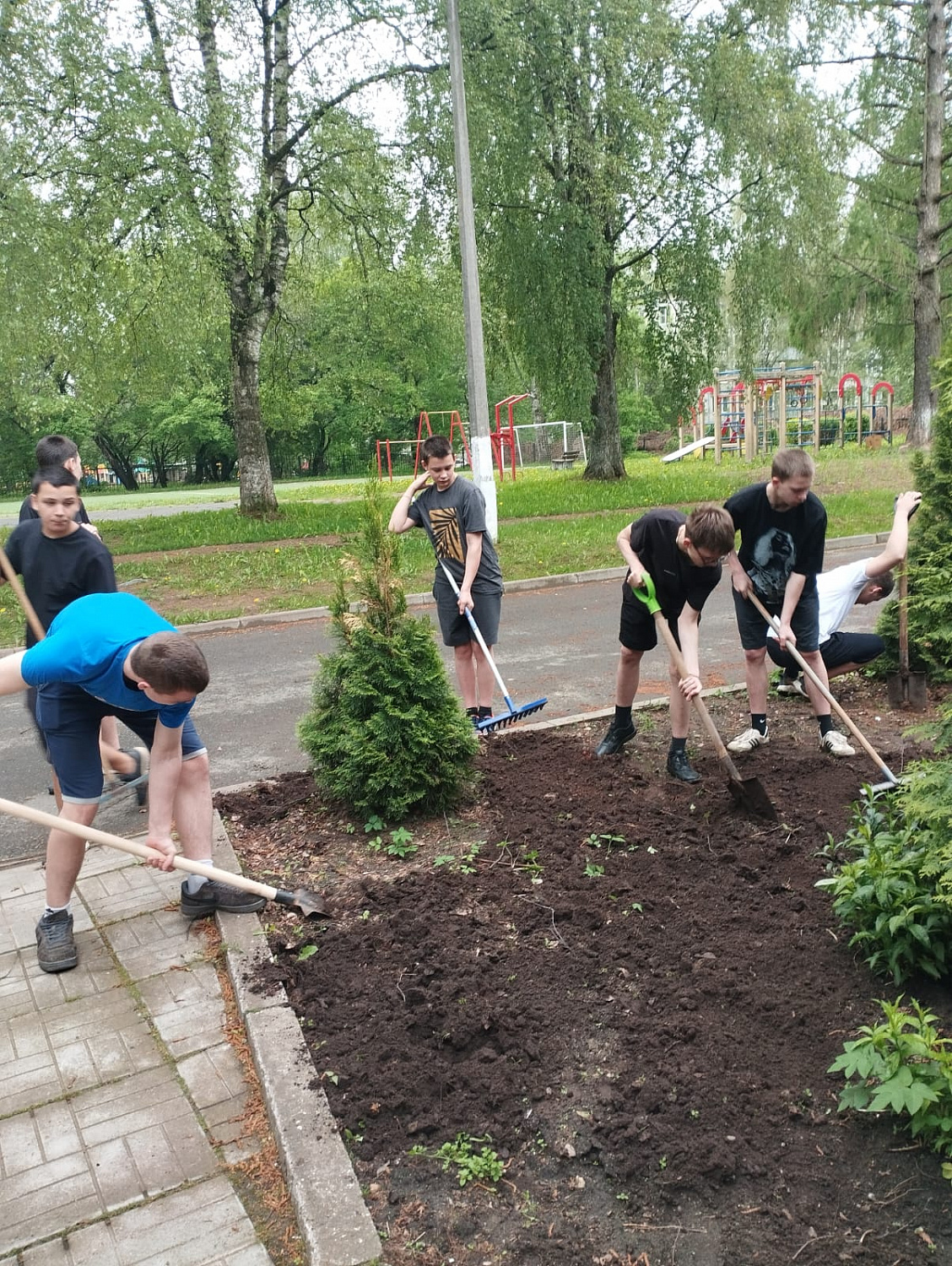 Подготовка к благоустройству территории
